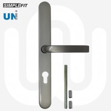 Simplefit UNI Ferco Inline Lever/Lever 70PZ/70PZ Door Handle - Extra Large Cover (296BP/variedCRS)